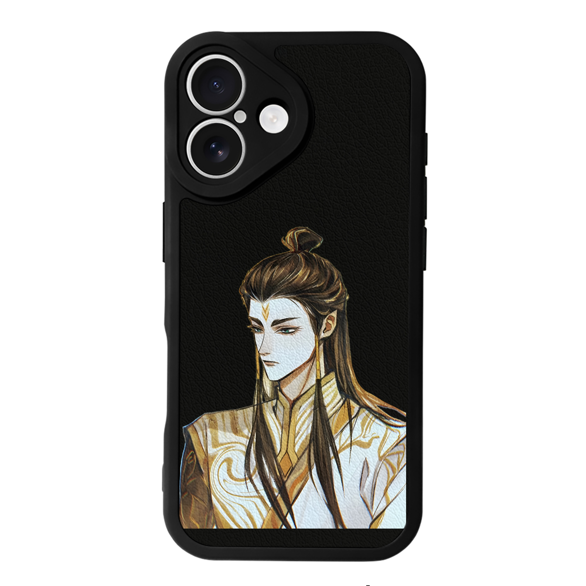 （画像用） Ne Zha 2 ナタ 魔童の大暴れ 【iPhone 16シリーズ対応】シリコンスマホケース（レザー調） 材質：シリコン